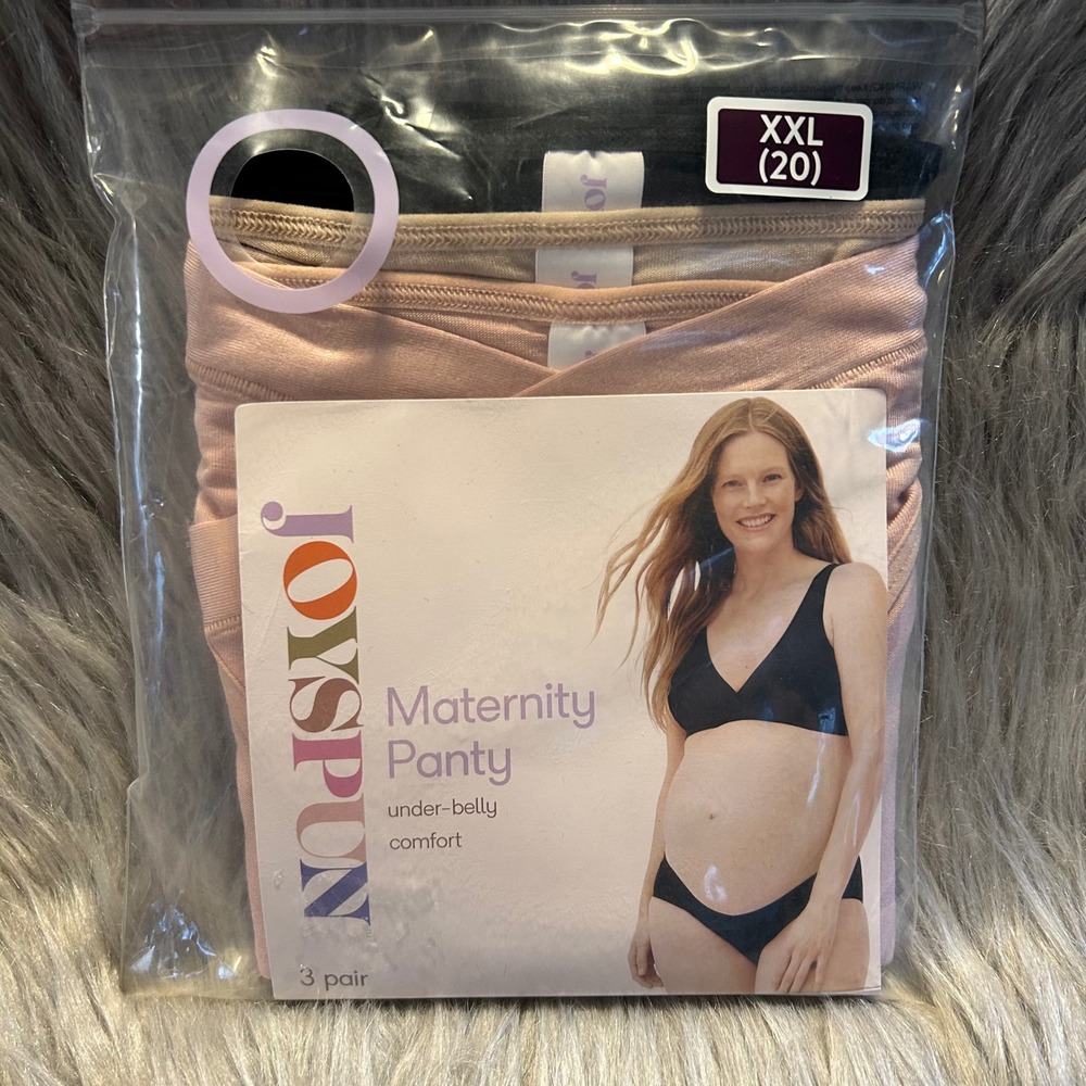 Joyspun‎ Maternity Panty Womens Size XXL (20) Under Belly Panties Underwear